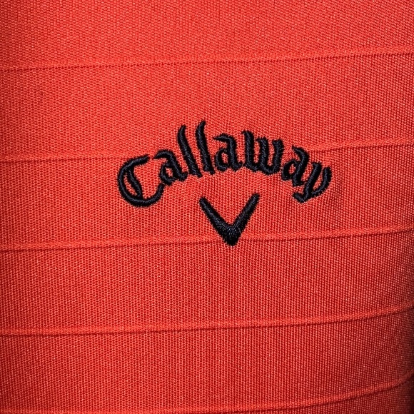 Callaway Men’s Orange Opti-Dry Polo Shirt - Picture 4 of 9